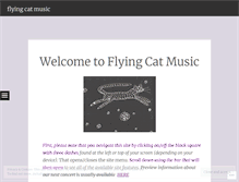 Tablet Screenshot of flyingcatmusic.com